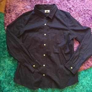 Old Navy navy button down shirt